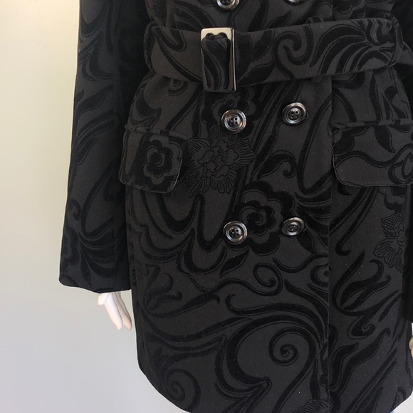 Betsey Johnson Wool Blend Double-breasted Coat - Picture 4 of 9